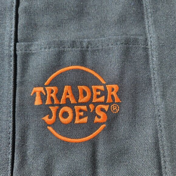 NEW Trader Joe's Black Mini Tote Trick or Treat Canvas Bag Halloween Trader Joes - Picture 3 of 10